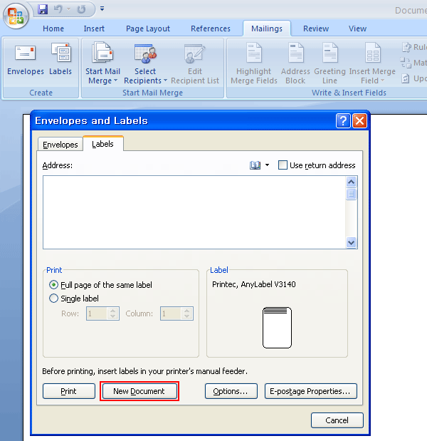 MS WORD 2007